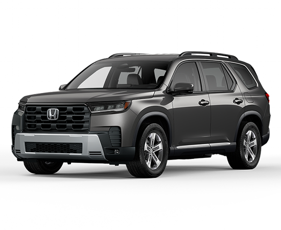 2026 Honda Pilot 2WD EX-L in Modern Steel Metallic — front three-quarter view